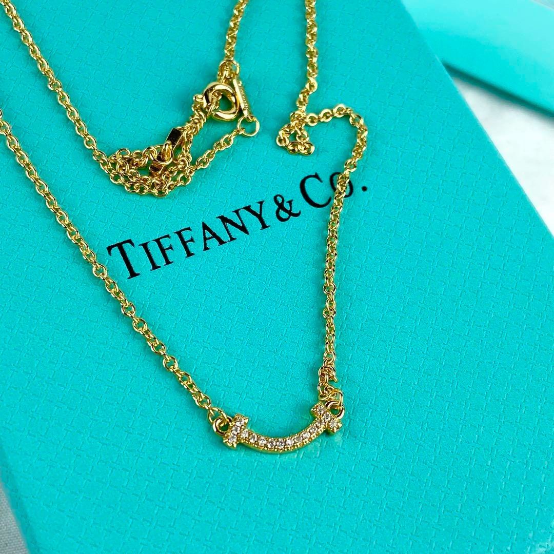 ✨本日限定価格✨新品✨正規品✨【TIFFANY&Co.】ティファニー ネックレス『Tスマイル』@Cici - メルカリ