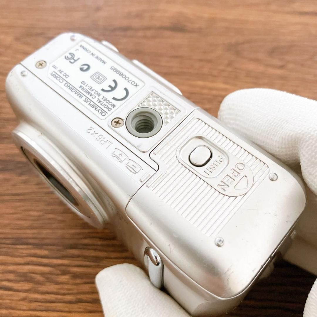 OLYMPUS CAMEDIA FE-110 コンデジ 動作確認済 単三電池稼働