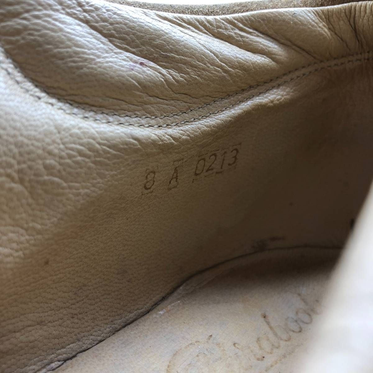  古着 パラブーツ PARA BOOT スエード チャッカブーツ フランス製 8 A メンズ26 5 cm相当 saa 013606 デッキシューズ 靴