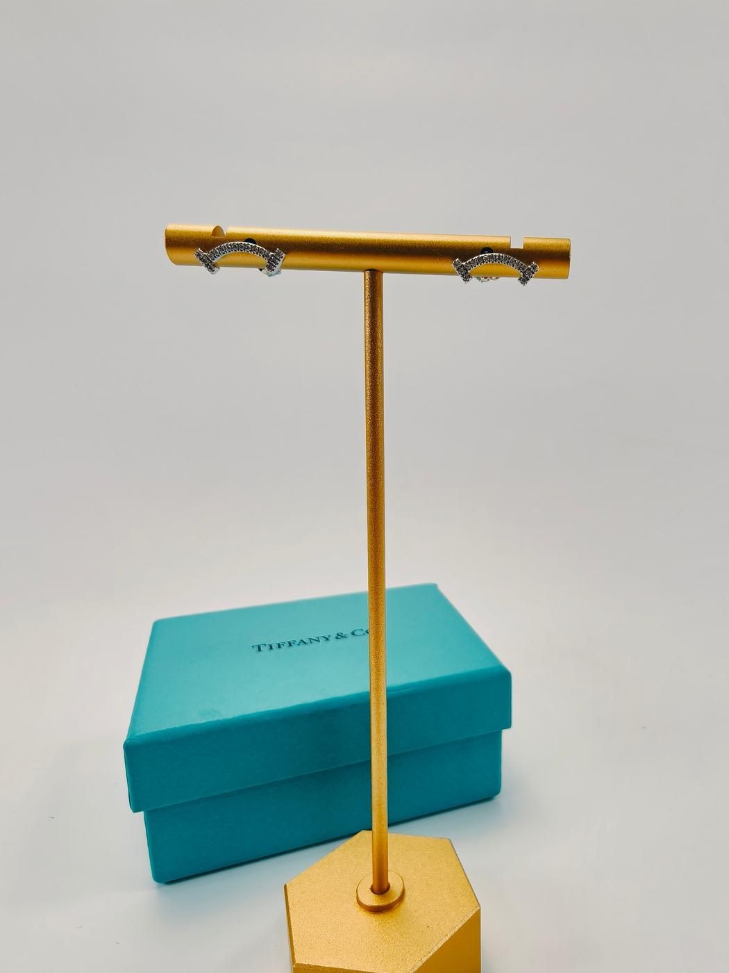 ティファニー Tiffany & Co. ピアス T スマイル ダイヤモンド