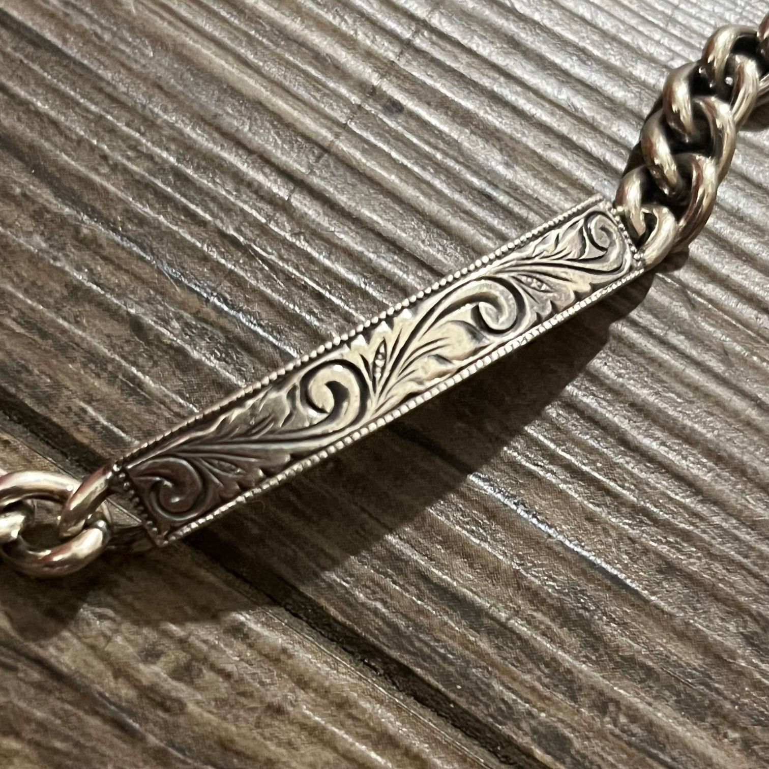 定価74800円 新品 ANTIDOTE BUYERS CLUB Engraved ID Bracelet RX-610