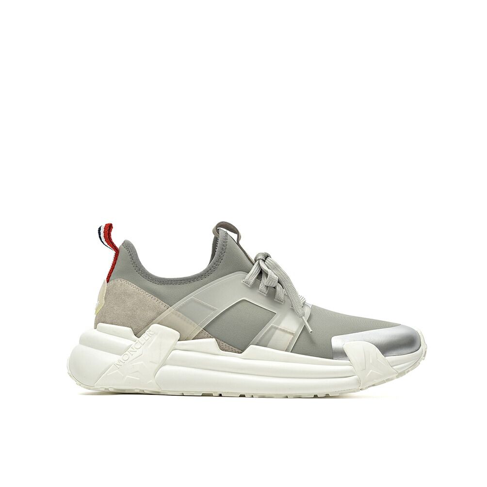 MONCLER LUNAROVE ネオプレン ローカット スニーカー シューズ グレー 377188