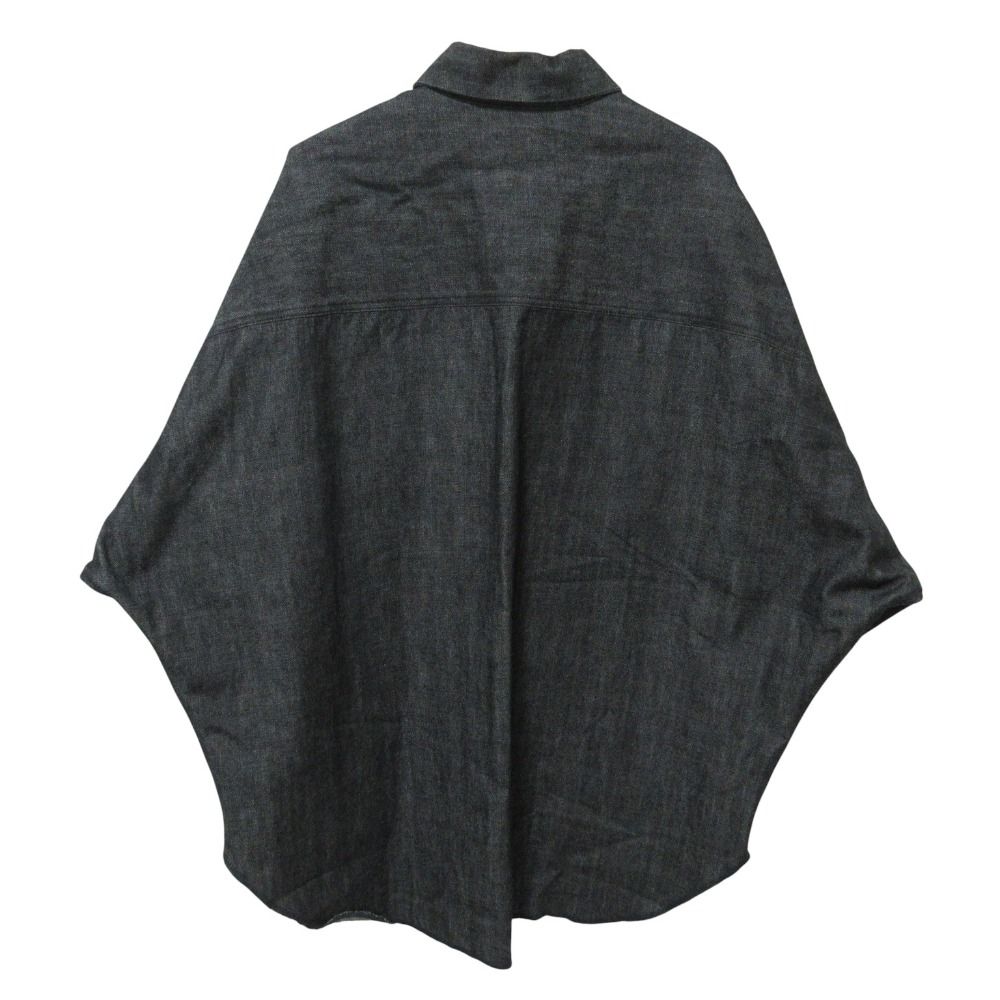 美品 UNION LAUNCH ユニオンランチ アローズ別注 デニム ドルマンスリーブ シャツ F ブラック レディース 古着 中古 UNION LAUNCH 【美品/UNITED ARROWS別注/定価3万】 ユニオン