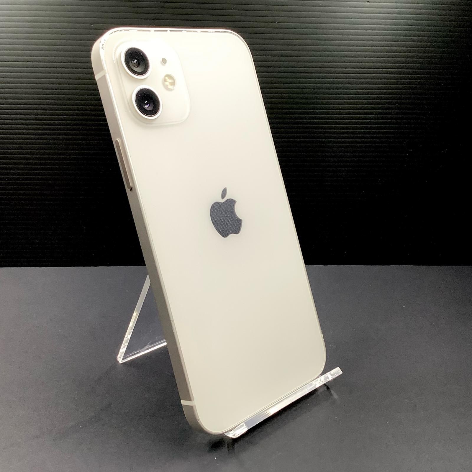 【全額返金保証】【最速発送】Apple iPhone 12 128GB ホワイト Softbank 動作確認済 81%