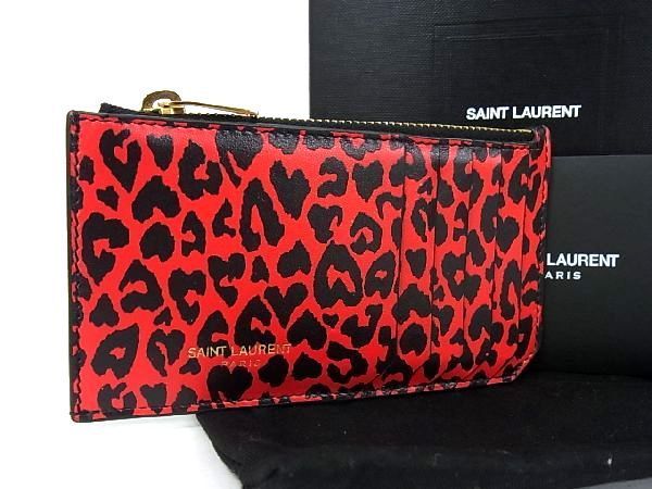 □新品同様□ SAINT LAURENT サンローラン フラグメントケース レザー