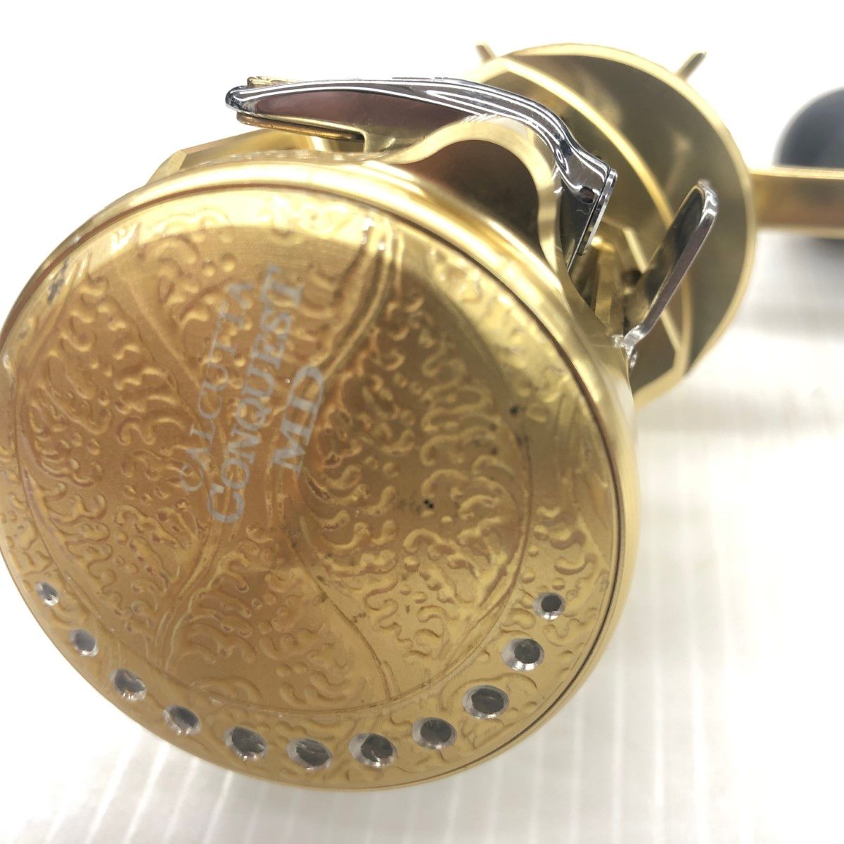 SHIMANO - σσ【中古】SHIMANO シマノ 23カルカッタコンクエスト MD 401XGLH 美品 程度A 箱付 045973 目立った傷や汚れなし σσ【中古】SHIMANO シマノ 23カルカッタコンクエスト MD 401XGLH