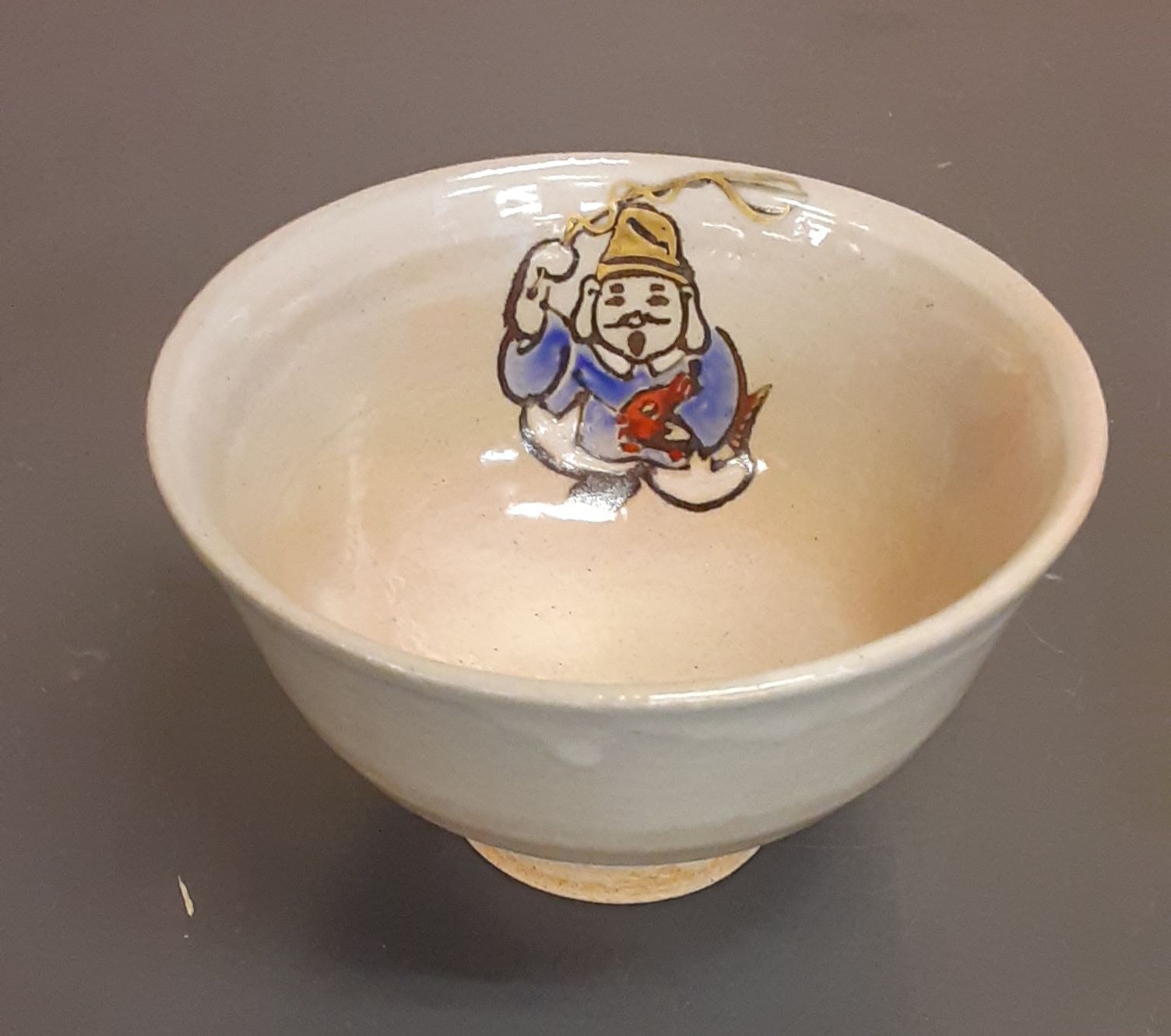 清水焼・京焼 巌窯 山川巌 七福神汲み出し碗揃(7客)