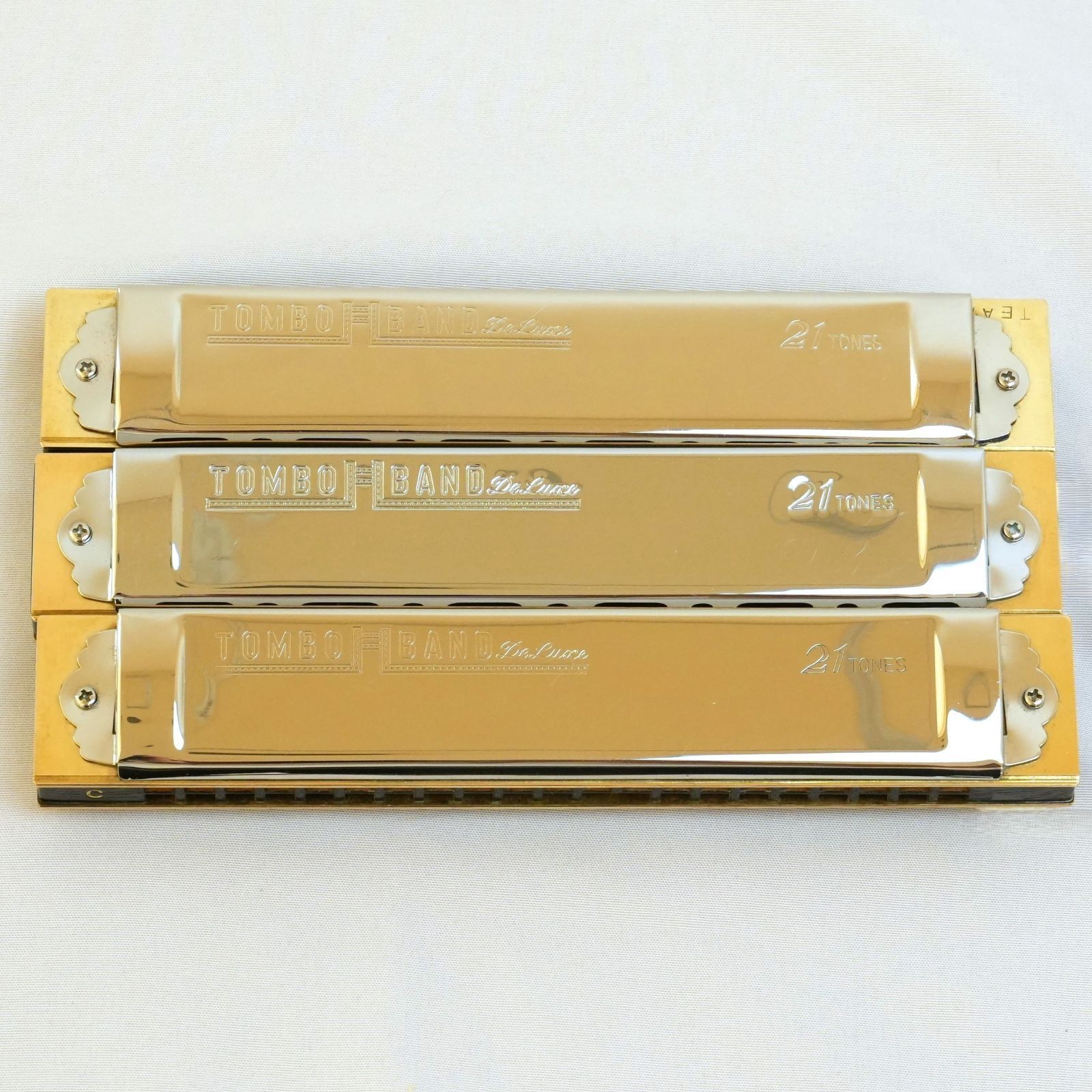 KO]TOMBO HARMONICA 5点 ハーモニカケース付 複音ハーモニカ