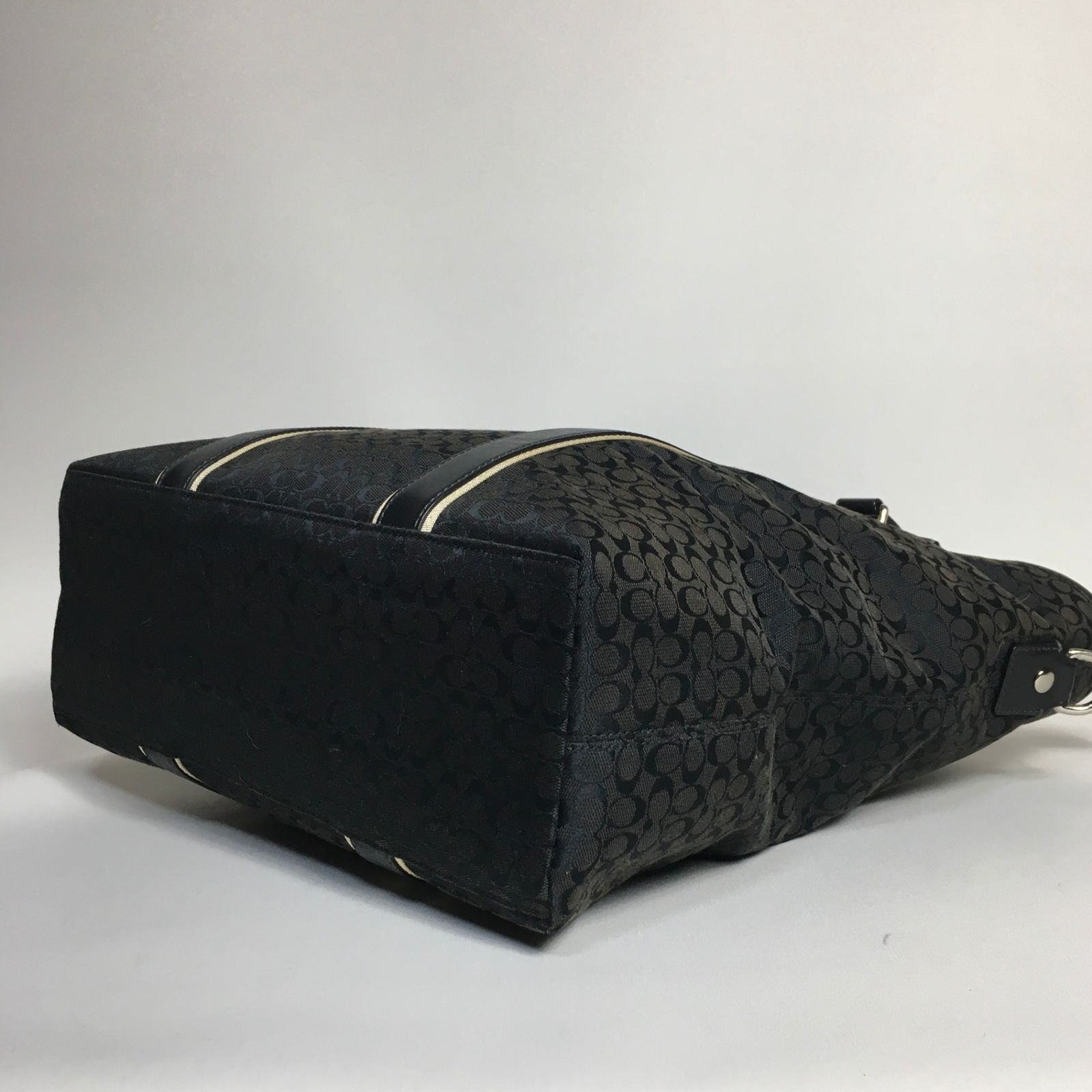 2504-216｜美品｜コーチ ミニシグネチャー トートバッグ ブラック 2504-216｜美品｜コーチ ミニシグネチャー トートバッグ