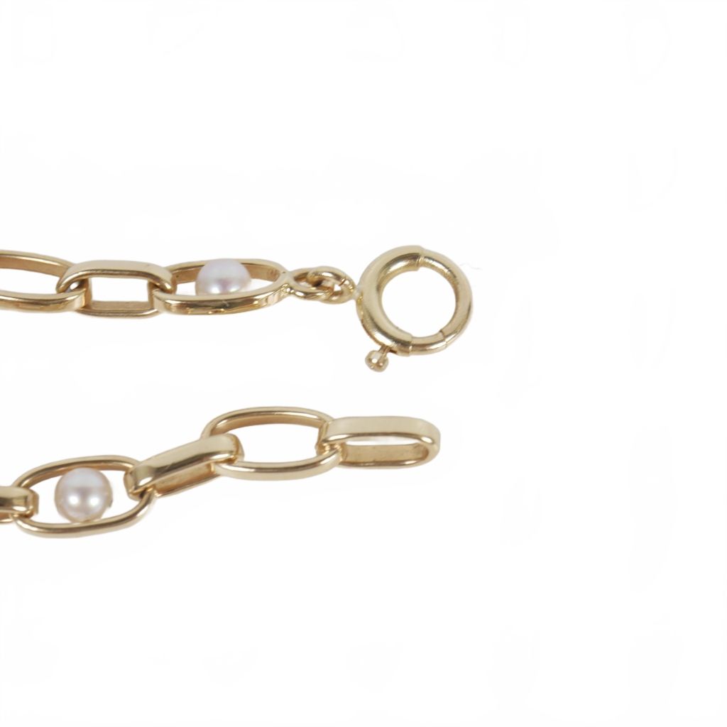 ティファニー TIFFANY & CO. ヴィンテージ 14K パール ブレスレット  