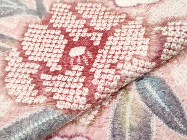 平和屋本店□極上 名門 藤娘きぬたや・総絞り 振袖 枝椿 逸品