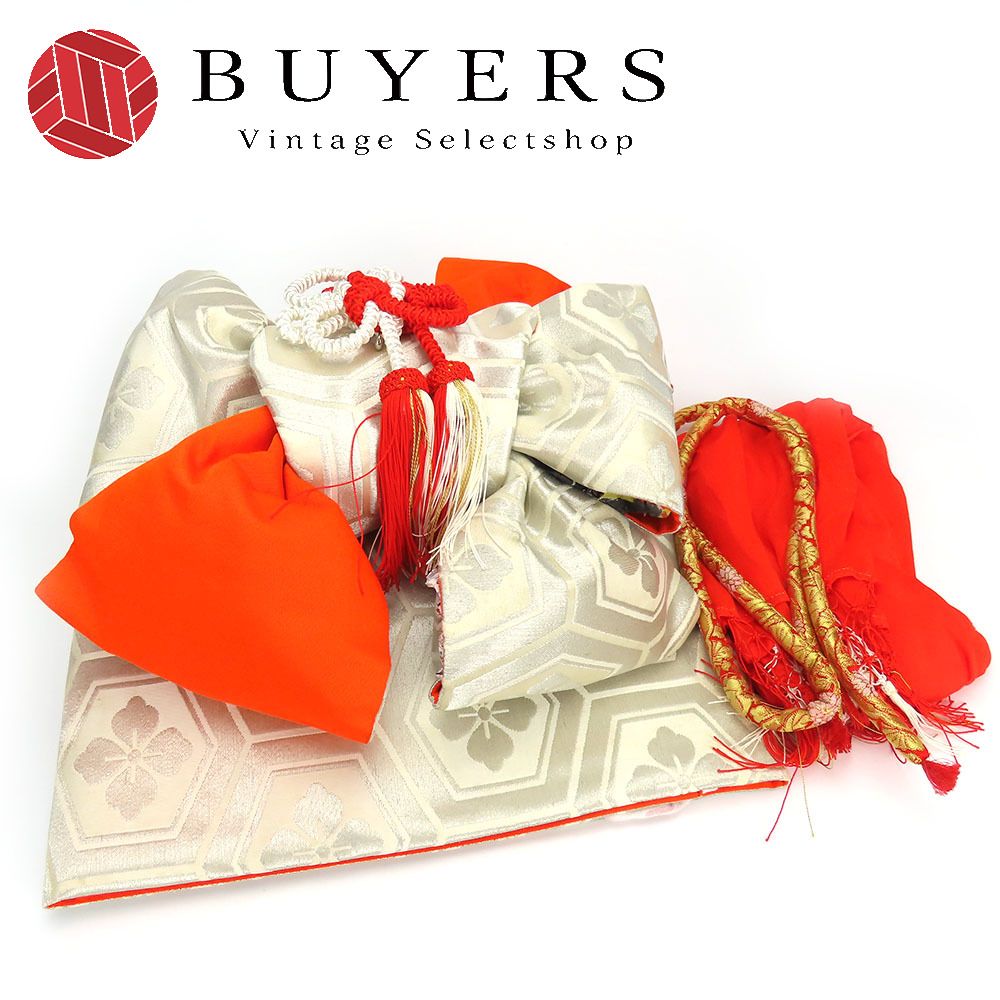 赤い絹の結び帯セット 赤い絹の結び帯セット 京都室町st. 七五三 結び帯 箱せこセット 7