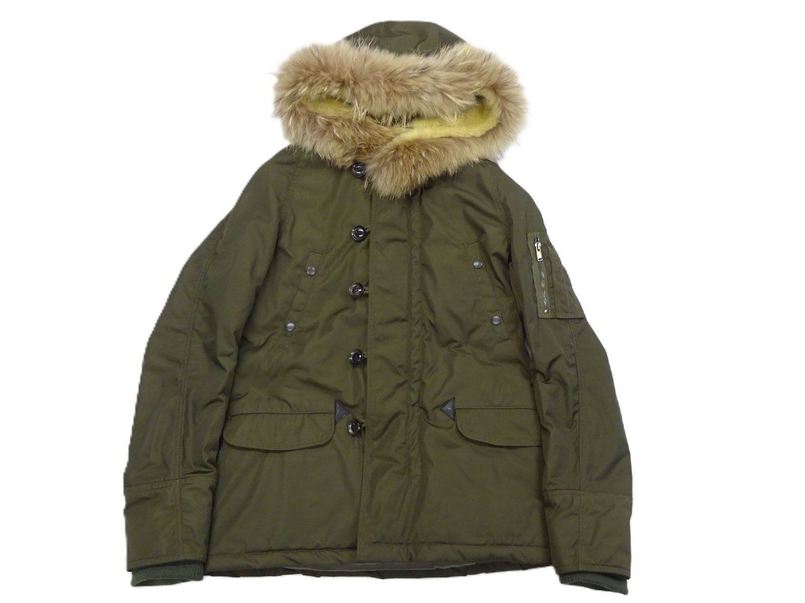 超美品/定価13.2万】 junhashimoto SHAWL COLLAR N-3B 5 XL AKM wjk 1 