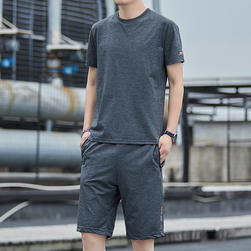 ジャージ メンズ スウェット上下セット サマーTシャツ 無地Tシャツ ジャージ メンズ スウェット上下セット サマーTシャツ 無地Tシャツ