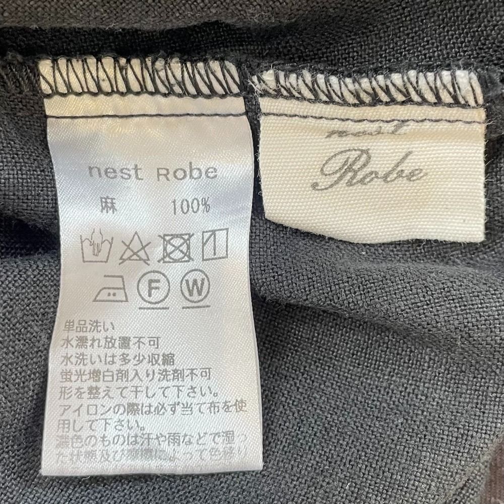 nest Robe サルエルパンツ サイズF nest Robe - 良品 nest Robe ネストローブ リネン100% サルエル