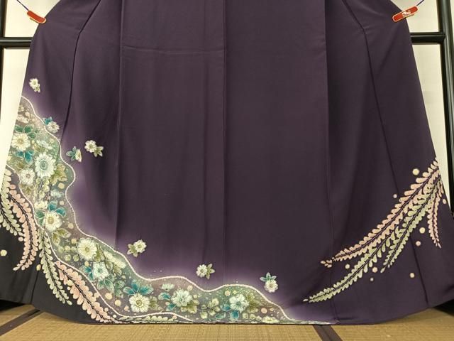 平和屋着物●訪問着　辻が花　絞り　暈し染め　正絹　逸品　AAAW9101zg 平和屋着物○訪問着 辻が花 絞り 暈し染め 正絹 逸品 AAAW9101zg