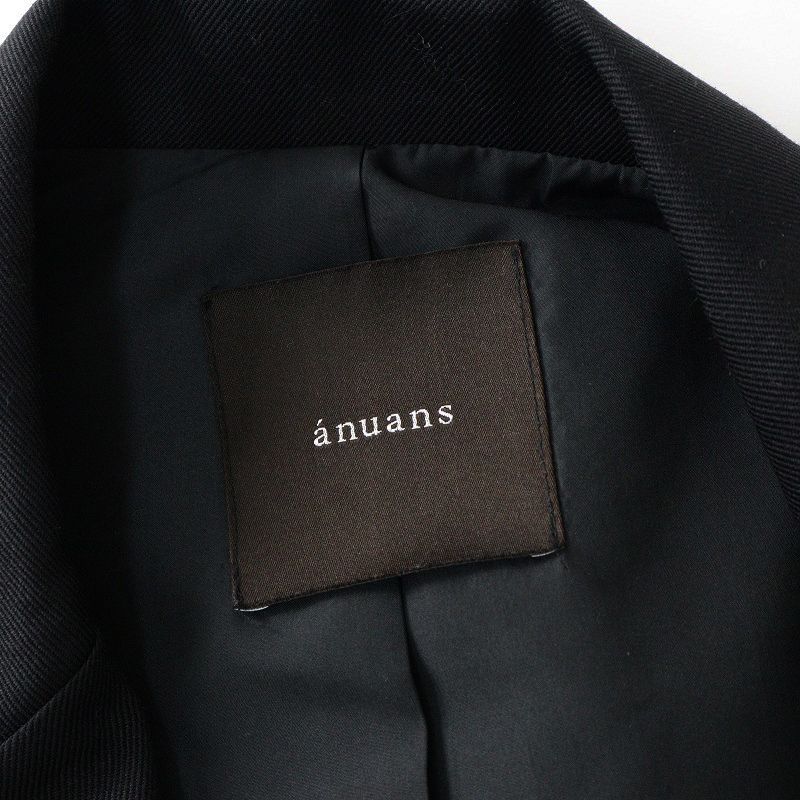 美品 定価2.3万 2023AW アニュアンス anuans ウールブレンドツイル 
