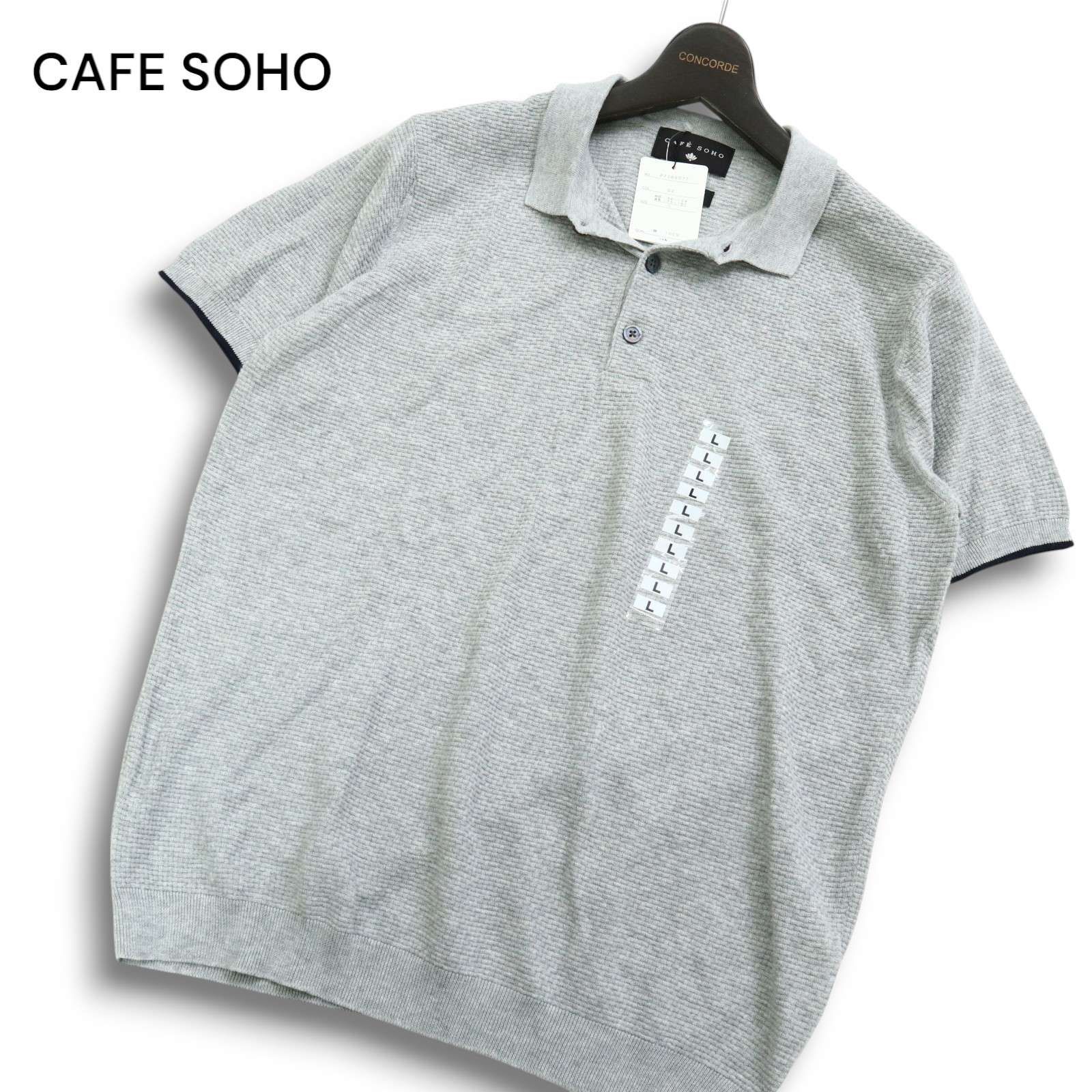 新品 未使用】 CAFE SOHO BY GIM カフェソーホー 春夏 半袖 コットン 