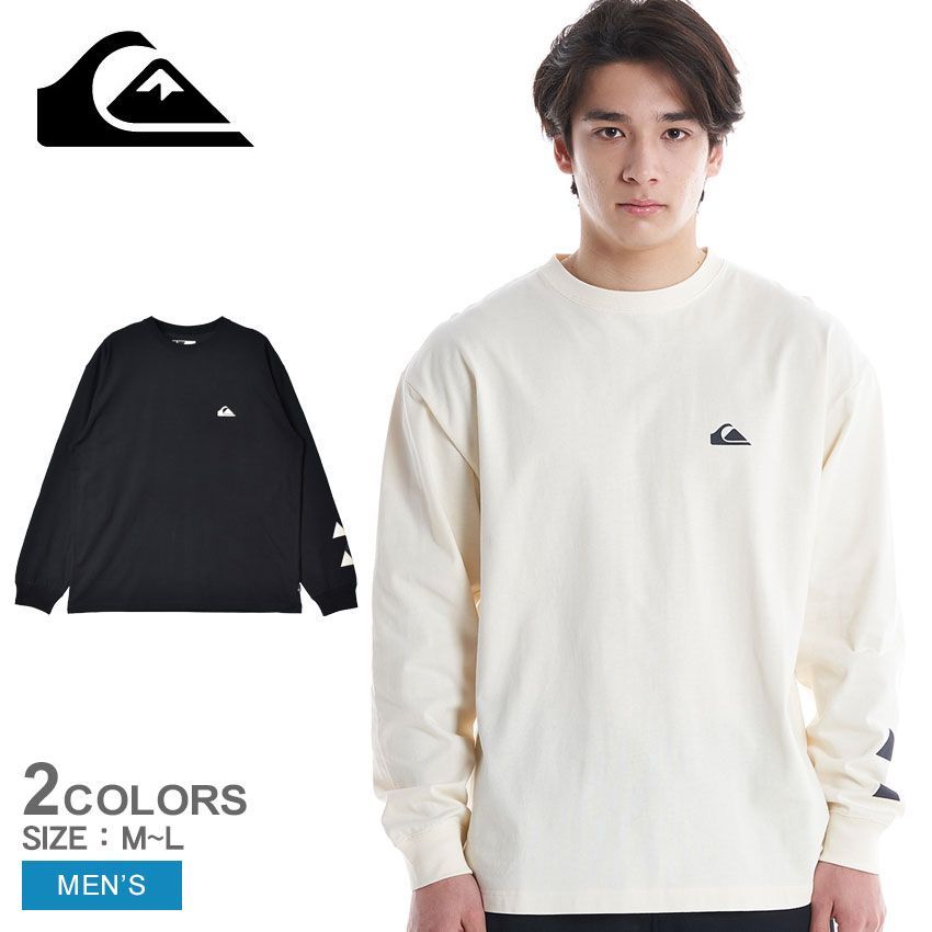 クイックシルバー 長袖Tシャツ QLT224131 メンズ カノア スリー LT QUIKSILVER カラー:01.アイボリー 品番：2443-0098