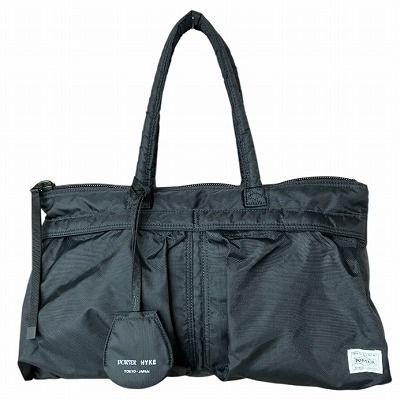 【極美品】 PORTER HYKE トートバッグ ヘルメットバッグ ブラック 黒 ハイク」×「ポーター」のコラボヘルメットバッグ - TOKION
