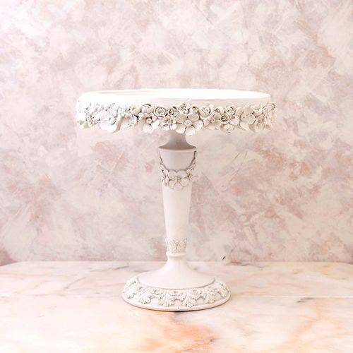 同色2個組 Lサイズ アンティーク調ミラートレー ロココデコ スタンドトレー L 小物入れ トレイ 2703