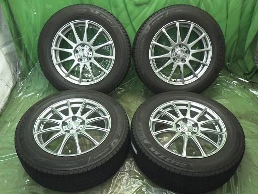 BRIDGESTONE スタッドレス 23年製 バリ山 weds ラブリオンル ミエール 17インチ ブリヂストン