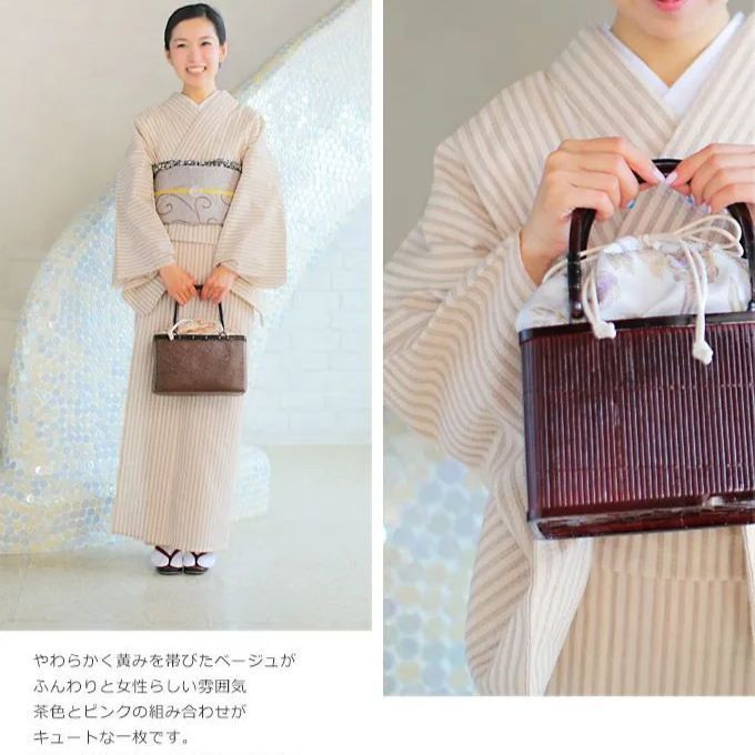 阿波しじら織り 木綿着物