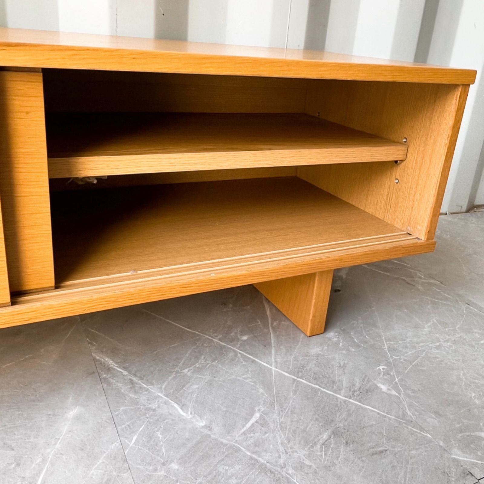 取付無料！無印良品 北欧風天然木ナチュラルローボード AVラック TV台✨ 取付無料！無印良品 北欧風天然木ナチュラルローボード AVラック