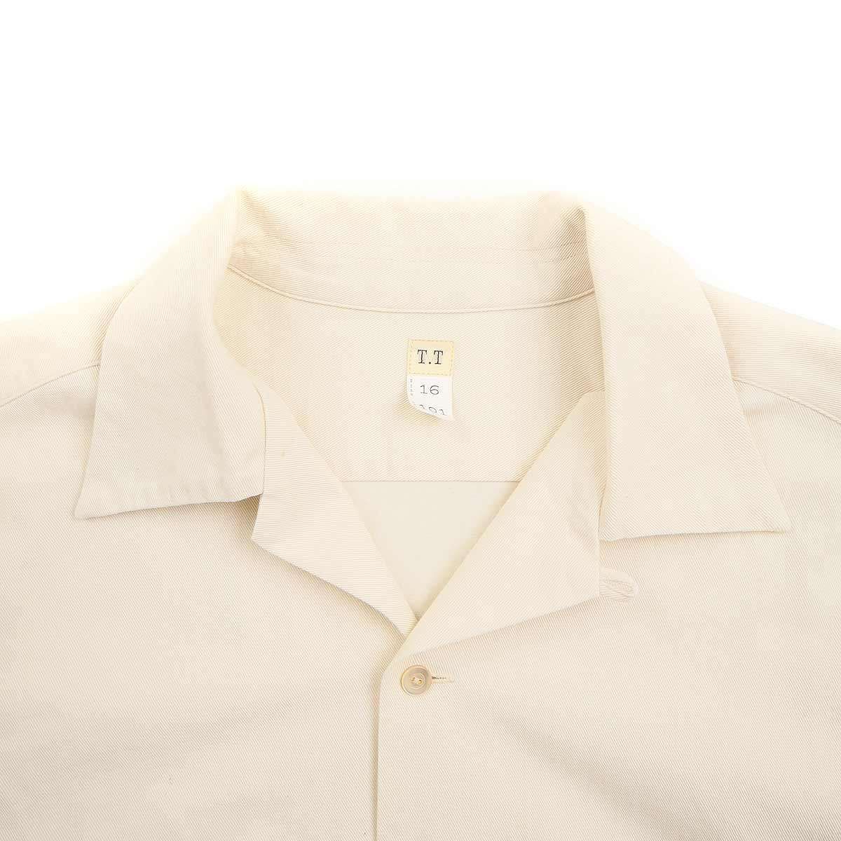 TAIGA TAKAHASHI タイガ タカハシ Open Collar Shirt オープンカラー 