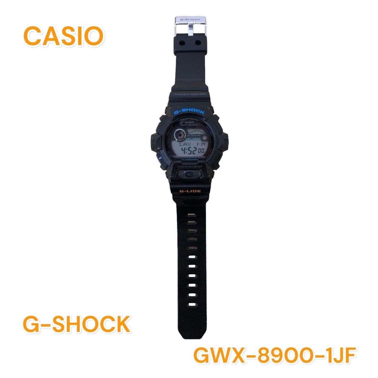 [カシオ]CASIO 腕時計 G-SHOCK ジーショック G-LIDE 電波ソーラー GWX-8900-1JF メンズ