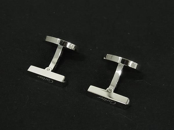 □極美品□ Cartier カルティエ サントス SV925 カフリンクス