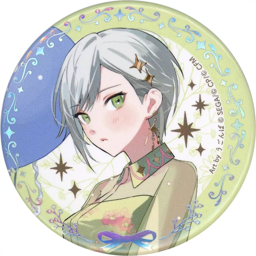 プロセカ　感謝祭　缶バッジ　日野森志歩　オーロラ箔押し缶バッジ プロセカ 感謝祭 缶バッジ 日野森志歩 - メルカリ