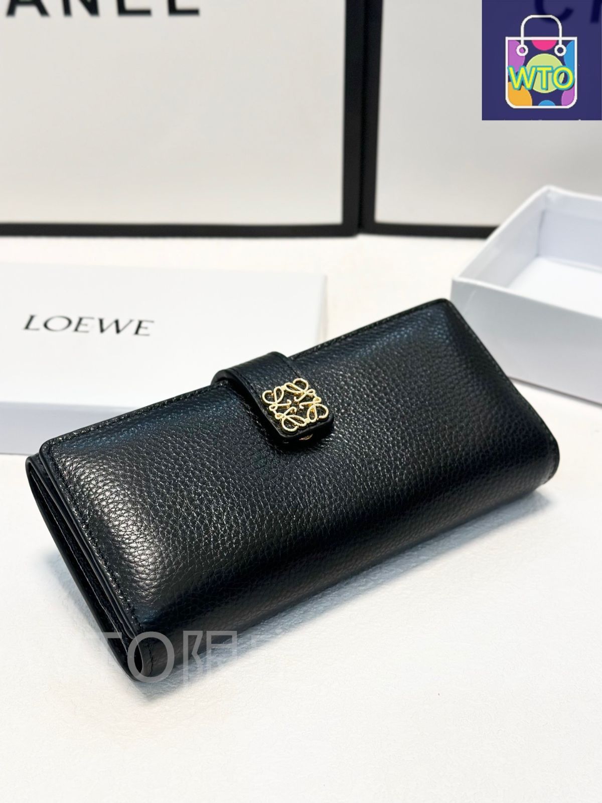 8月のみ販売☆外側美品 ロエベ ロングウォレット 今日特価】Loewe ロエベ ロングウォレットシリーズ 牛皮を採用し