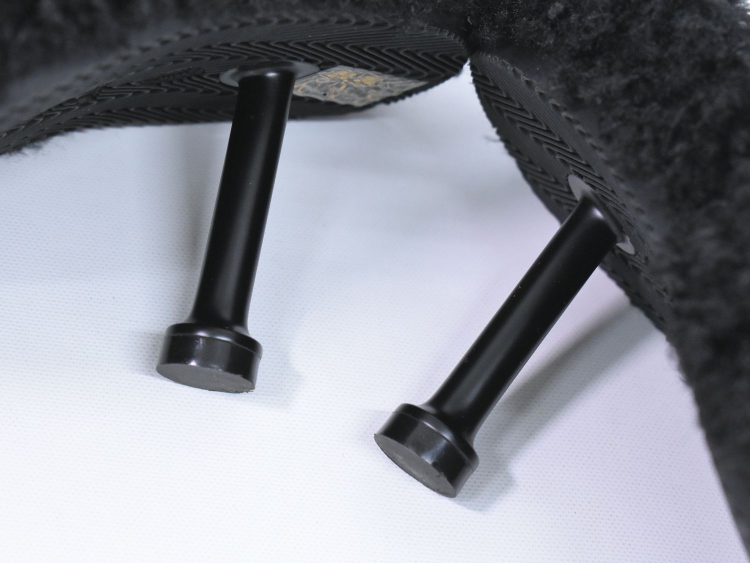 本物 バレンシアガ BALENCIAGA ロゴ サンダル ヒール 35 ボア