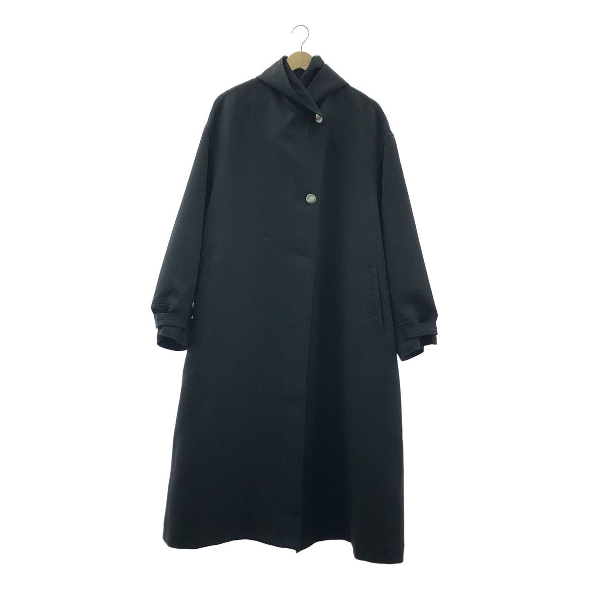 deres デレス9th フェザー　ロングコート　黒 美品】 deres / デレス | 2024SS | feather long coat フェザー