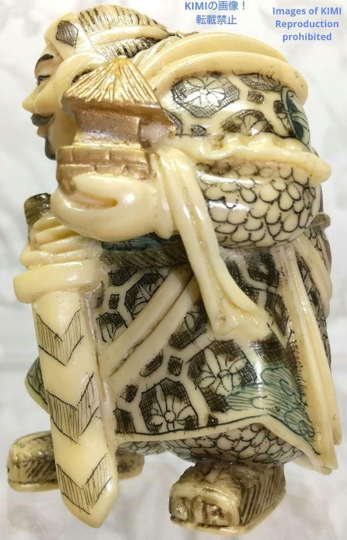 雅俊在銘　極上和彫人物根付　23g 東Y7-0722⭐︎2F Gallery_Japanese_Tattoo | 神戸彫なお | 刺青・和彫り・TATTOO