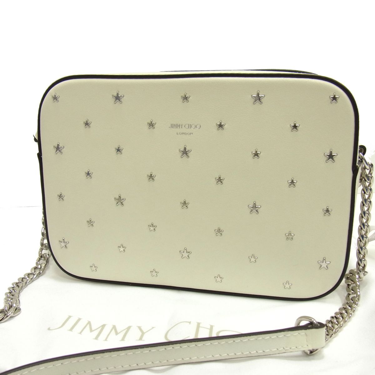 美品☆JIMMY CHOO ジミーチュウ スタースタッズ ショルダー 美品☆JIMMY CHOO ジミーチュウ スタースタッズ ショルダー