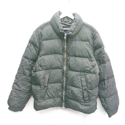 American Eagle アメリカンイーグル 防寒 冬 シンプル 長袖 ダウン ジャケット サイズL ブラック メンズ E  【1405140003000】
