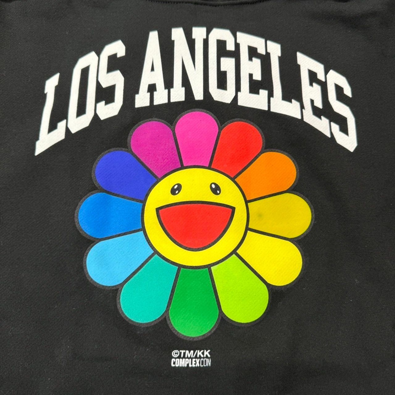 村上隆 ComplexCon Los Angeles Flower Hoodie Black Mサイズ コンプレックスコン ロサンゼルス フラワー  パーカー 未使用 - メルカリ