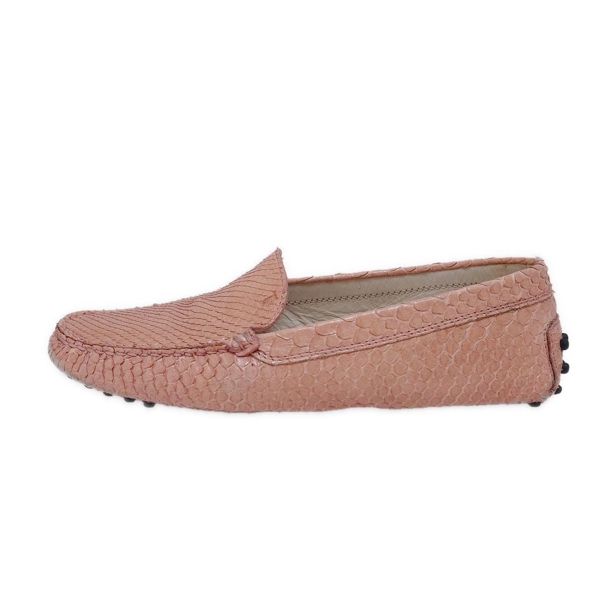 TOD S トッズ ドライビングシューズ 36 1|2 レディース - ピンクベージュ