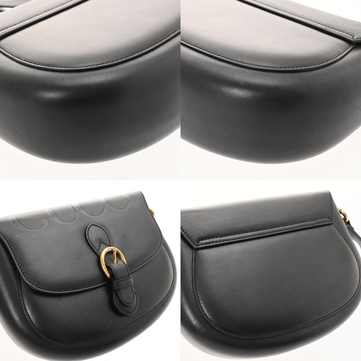 グッチ ショルダーバッグ ブラック 675923 レディース レザー