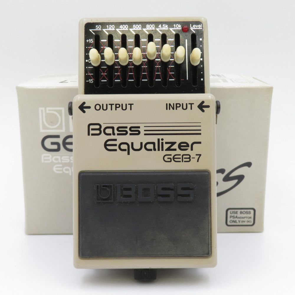 BOSS ボス エフェクター Bass Equalizer ベースイコライザー GEB-7