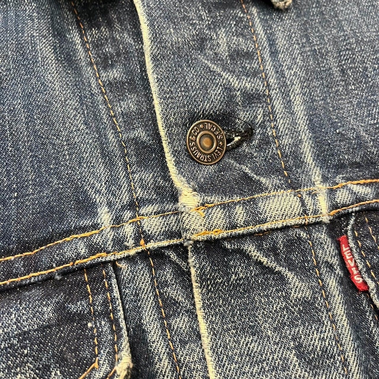 60's～ Levi's 70505 BIG-E デニムジャケット 濃紺 実寸(36位