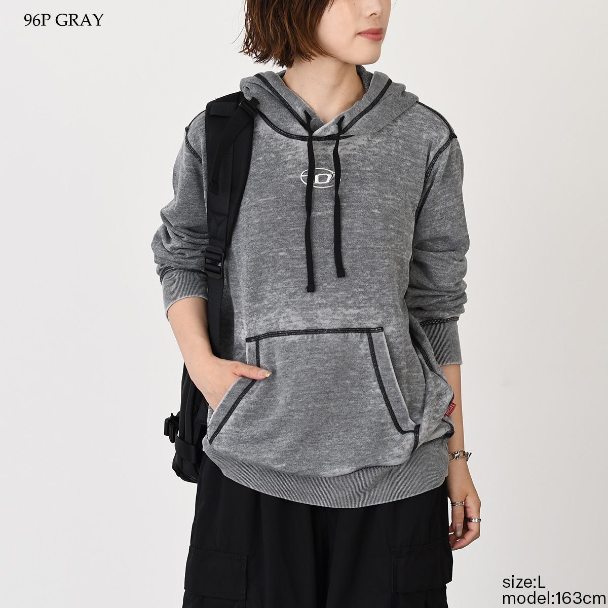 DIESEL ディーゼル パーカー フーディ トップス S-GINN-HOOD-PAK プル