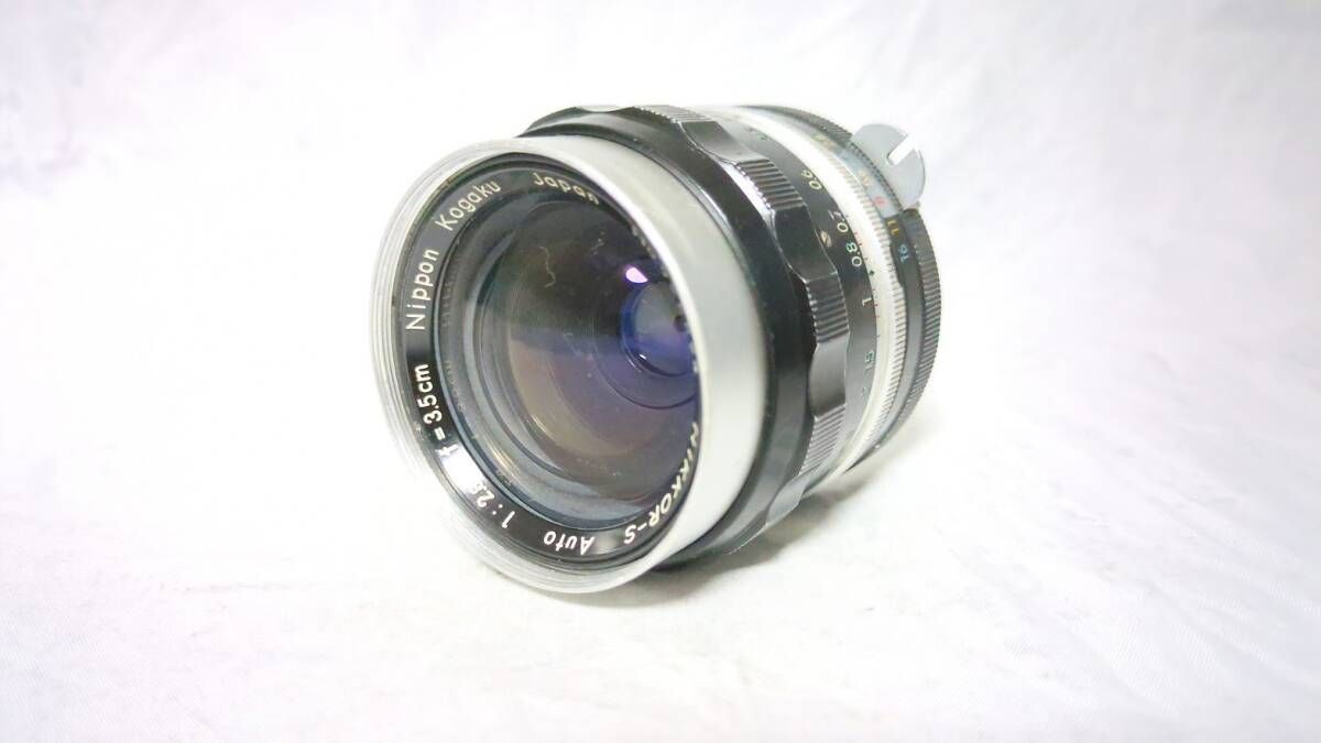 希少・動作良好・外観並品・光学綺麗☆NIKON ニコン PAT.PEND.刻印 NIKKOR-S Auto 3.5cm F2.8 Nippon  Kogaku 35mm 非Ai MF オールドレンズ - メルカリ