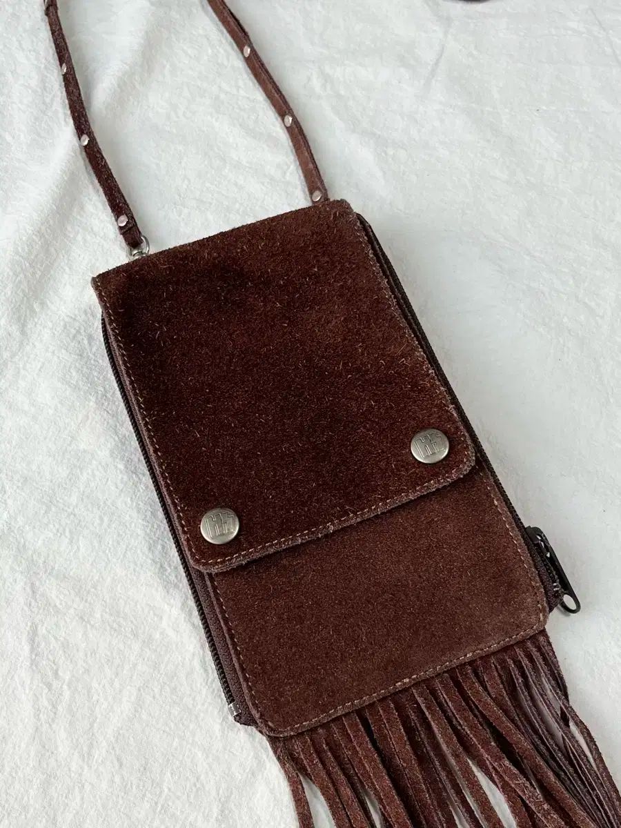 HYSTERIC GLAMOUR ヒステリックグラマー フリンジ スウェード クロスバック バッグ