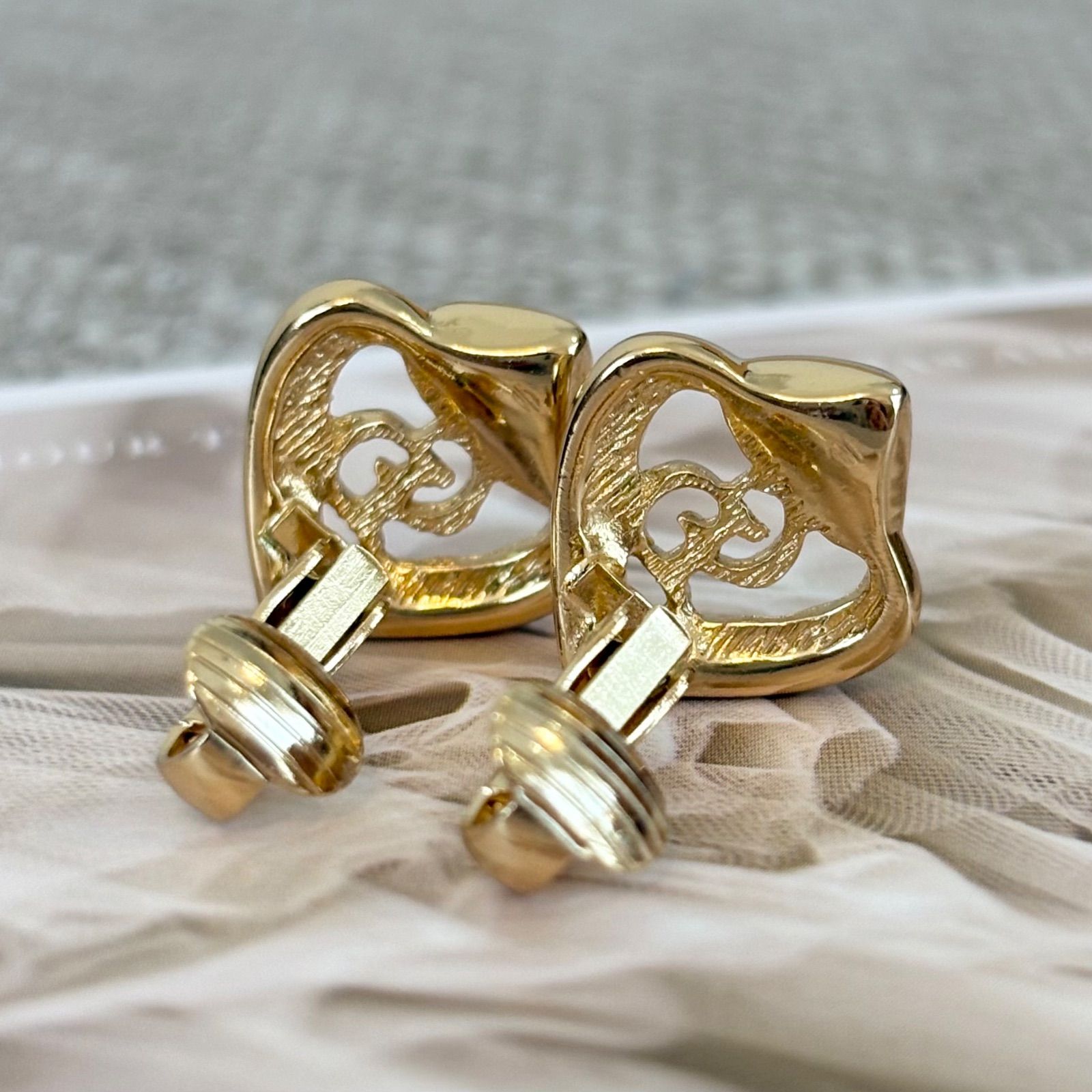 ✨️未使用品!✨️クリスチャン・ディオール　ネックレス　イヤリング　ヴィンテージ 箱付き】【美品】クリスチャンディオールネックレス ピアス イヤリング