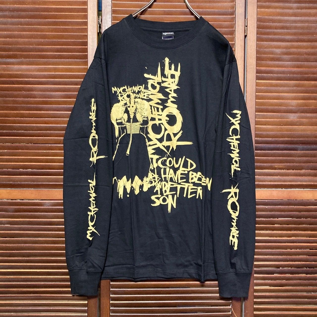 マイケミカルロマンス my chemical romance 黒 長袖 Tシャツ tee マイケミカルロマンス my chemical romance 黒 長袖 Tシャツ tee