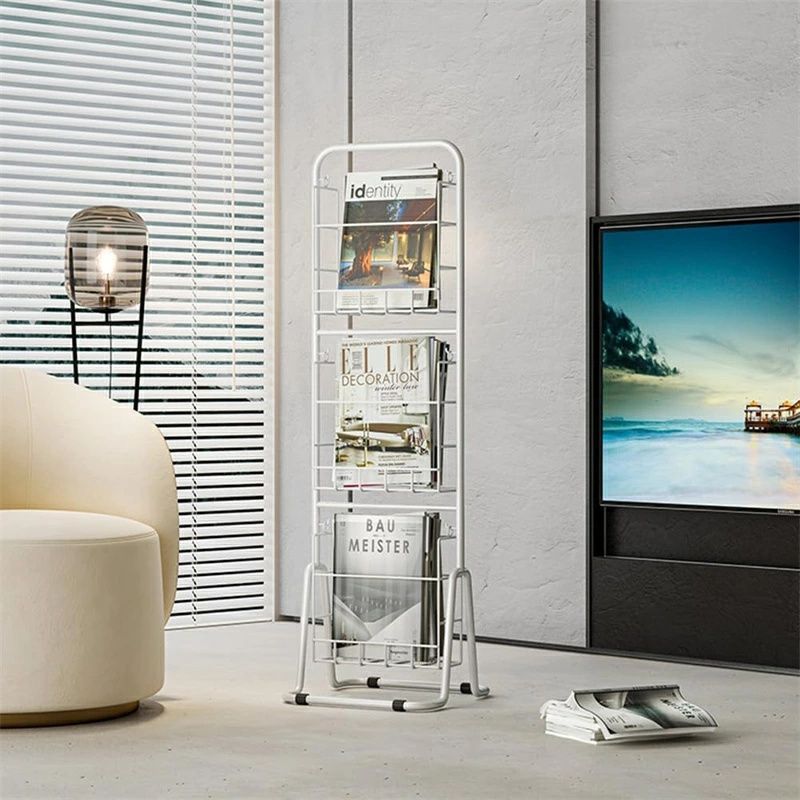 マガジンラック 3段 マガジンスタンド 雑誌ラック 床置きパンフレットディスプレイスタンド 新聞ラック ショッピングモール 応接室 オフィ MARWIL-DEMENAGEMENTS_CH