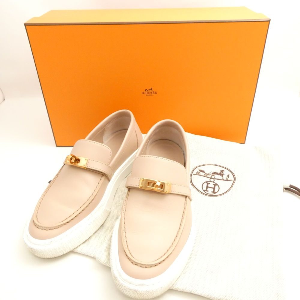美品 HERMES エルメス ゲーム スニーカー 36 ケリーバックル